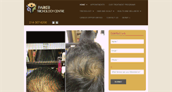 Desktop Screenshot of hairlosscentreandsalon.com
